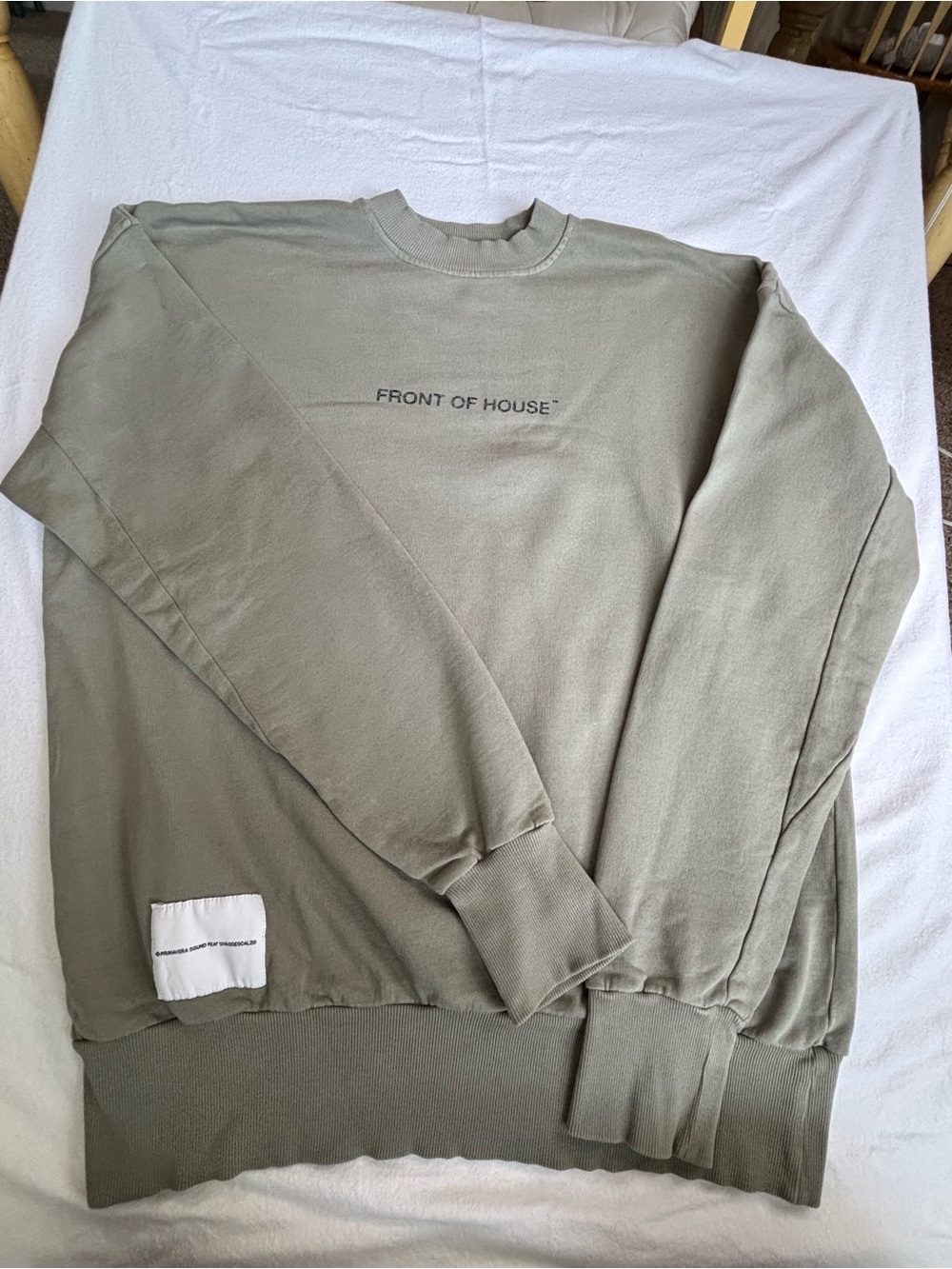Olive Crewneck Sweater